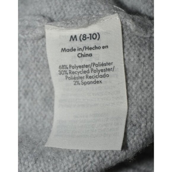 No Boundaries Gray Crop "NOPE" Pullover Sweater Size M 8-10 Stretch Casual - Picture 7 of 8